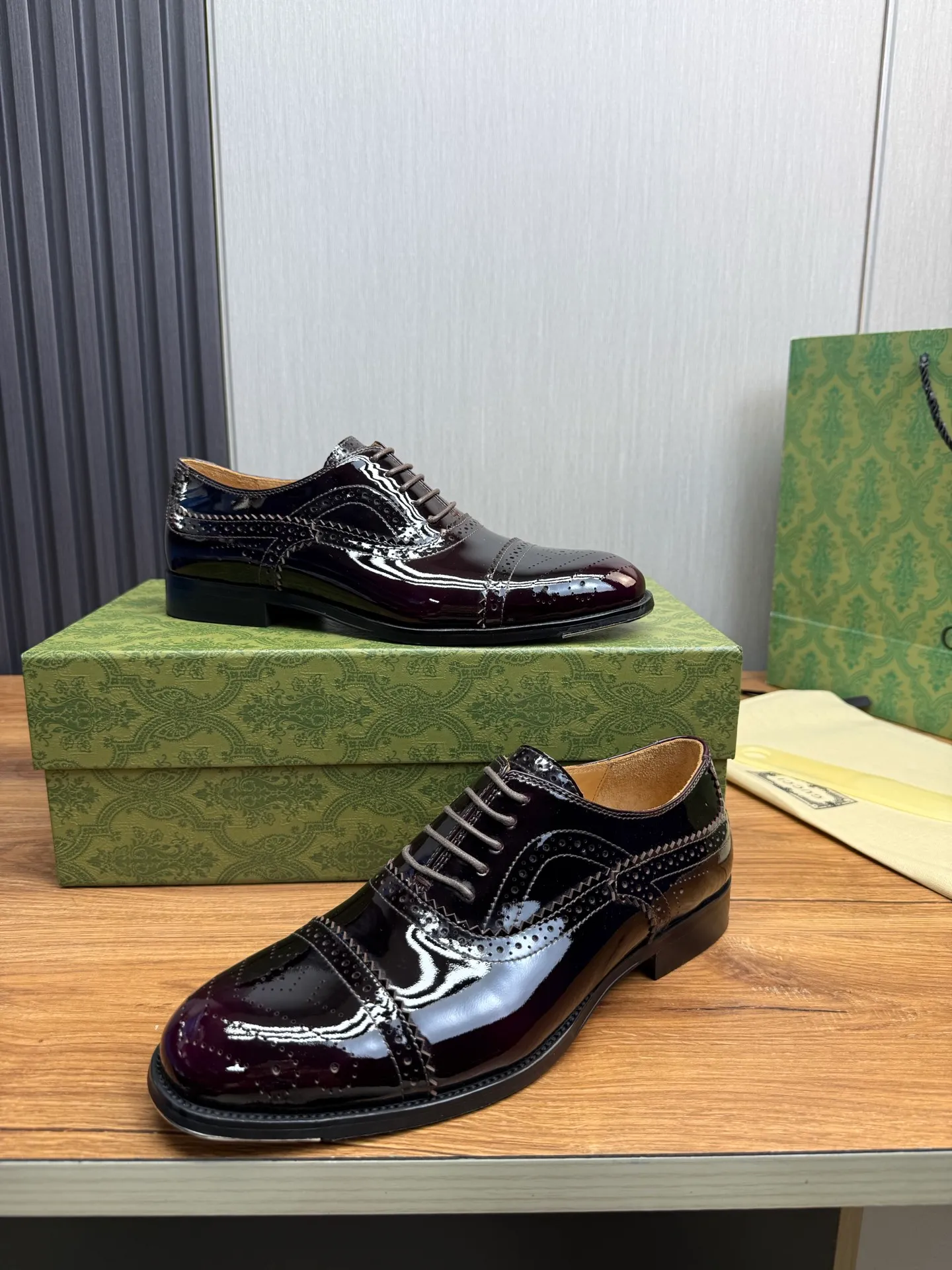 Men's shoes 💰680💰 GUCCI Gucci. Men's business casual leather shoes, all made of imported original brand leather, just to create a more comfortable wearing experience. Upper: original cowhide + imported cowhide lining, original non-slip and wear-resistant outsole ✔️36-45 (38.45 non-refundable)